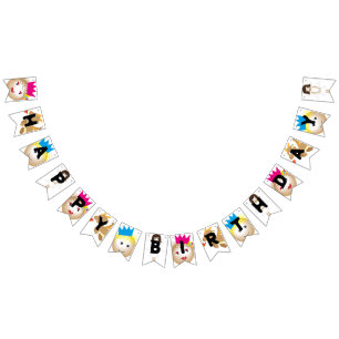 vit fe i saga, bröllopsfesttillbehör vimplar