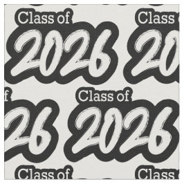 Vit fet penselklass 2026 tyg