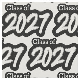 Vit fet penselklass 2027 tyg