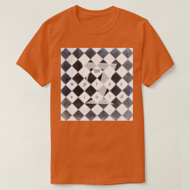 Vit fiolin 2 t shirt (Design framsida)