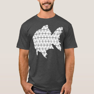 Vit fisk t shirt