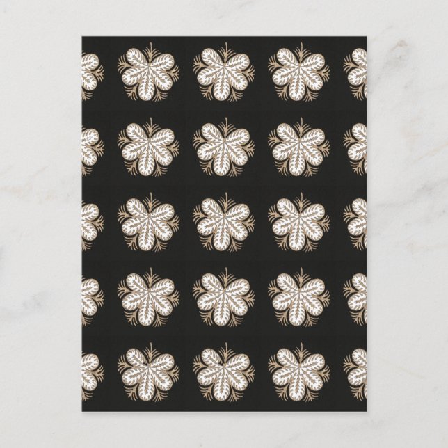 Vit fjäril ser ut som blommor elegant gnistra-gåvo vykort (Framsida)