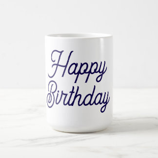 Vit födelsedag kaffemugg