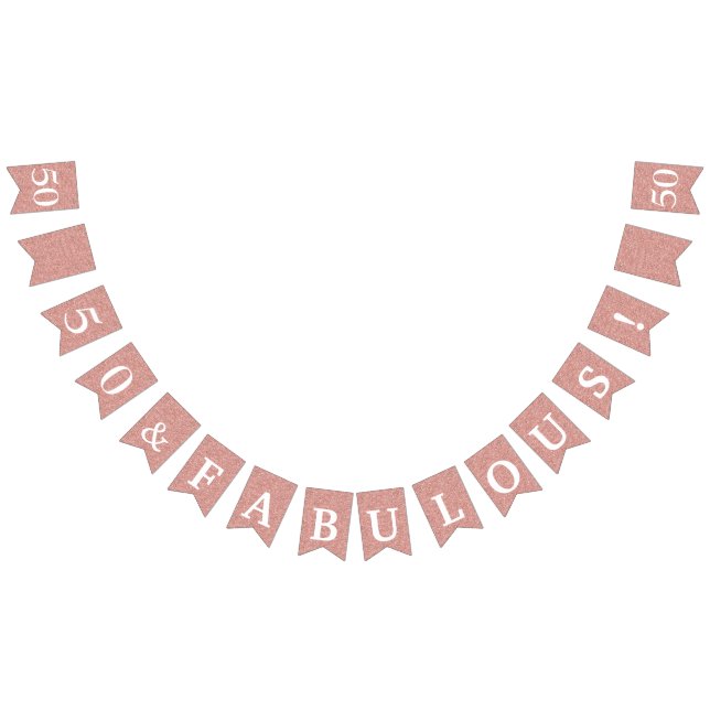 Vit födelsedag vid klossarna Ro Guld Vimplar (Alla)