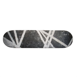 Vit fodrar ytterlighetgrafitti mini skateboard bräda 18,5 cm