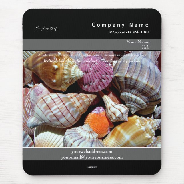 Vit folie för PR-kampanjer. Tema - HAMbyWG Musmatta (Framsidan)