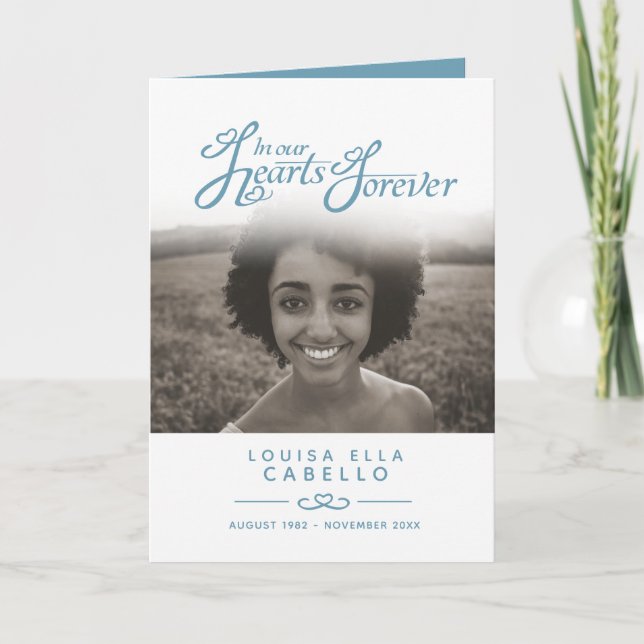 Vit för blått för program för hjärtaför (Framsida)