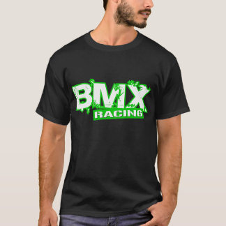 VIT FÖR BMX-TÄVLAGRÖNT T-SHIRT