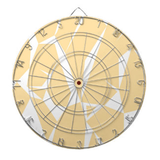 Vit för designinslagguld piltavla