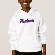 Vit för Hoodie för Vestavia backeungdom