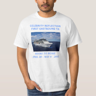 Vit för kändisreflexionsTA Tee Shirt