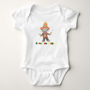 Vit för musiker för Cinco de Mayo kattMariachi Tröja