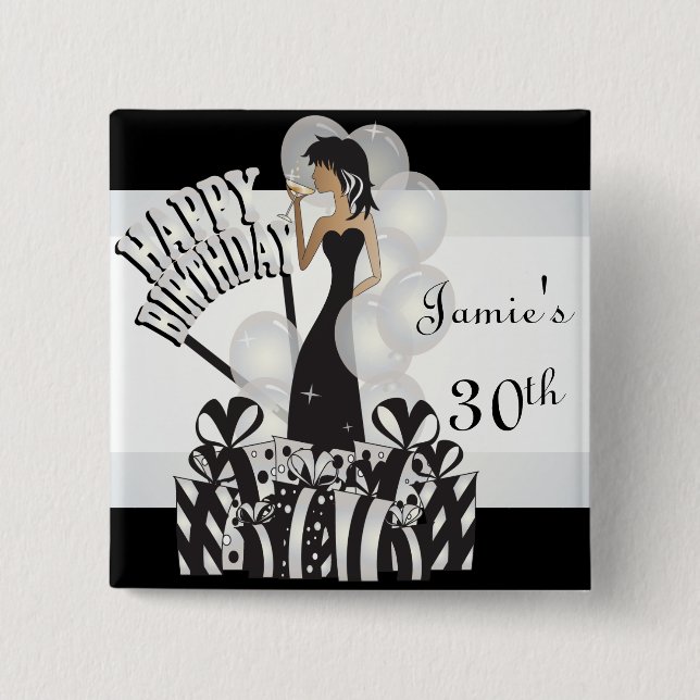 Vit för namn | för grattis på knapp (Framsida)