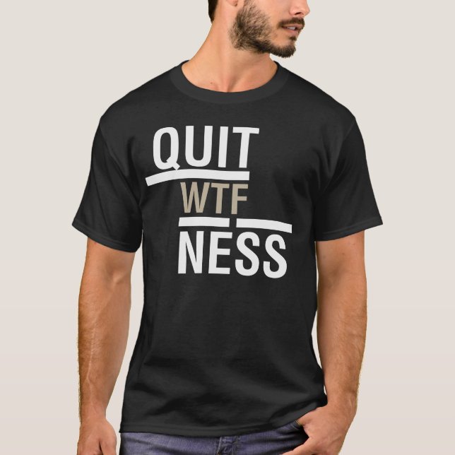 vit för quitnesstshirt 2 t shirt (Framsida)