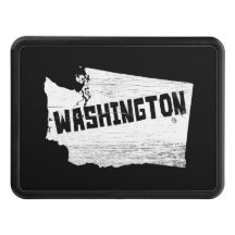 Vit för Silhouette för Washington hem-