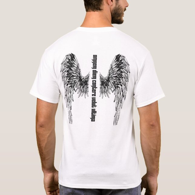 Vit för T-tröja för Donovan " s-tatuering T Shirt (Baksida)