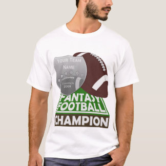 Vit för T-tröja för fantasifotbollmästare Tee Shirt