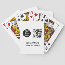 Vit företagslogotyp QR-kod Webbplats Text
