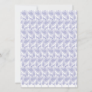 Vit förpackning papper med en subtil, upprepad pla inbjudningar