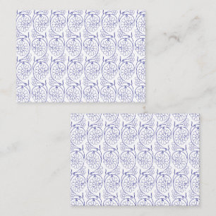 Vit förpackning papper med en subtil, upprepad pla placeringskort