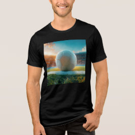Vit fotboll i Arena T Shirt