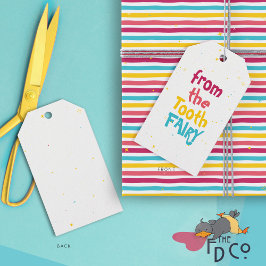 Vit (från tandmejeriet) Vit Presentetikett