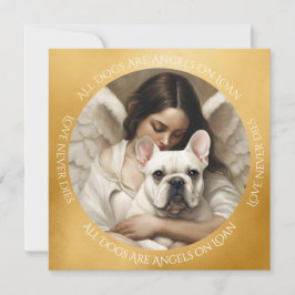 Vit Frenchy Anpassningsbar Angel Sympathy Tack Kort