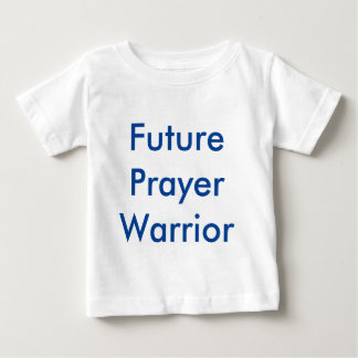 vit Future Prayer Warrior 1-biet-utrustning T-shirt