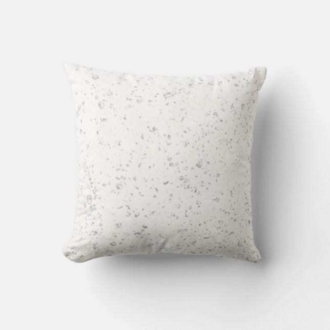 Vit fyllning med Speckles. Kudde (Framsida)