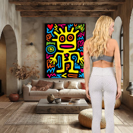 Vit geometrisk diameter: Anpassningsbar Text och L