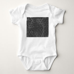 Vit geometrisk repetering t shirt