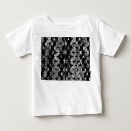 Vit geometrisk repetering t shirt