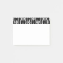 Vit geometrisk upprepning av post-it-anteckningar post-it block