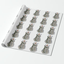 Vit glasaktig Papper Presentpapper