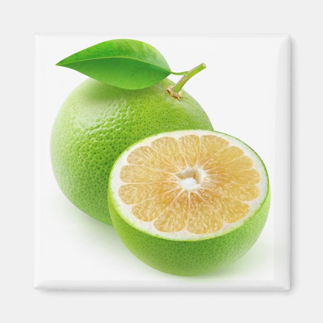 Vit grapefrukt magnet (Framsidan)