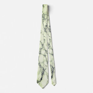 Vit Grönt Marble Stone Neck Tie Slips