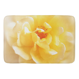 Vit Gul ros mjuk Färg Badrumsmatta