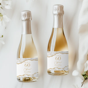 Vit Guld Agat 60-års Bröllopsjubileum Fest