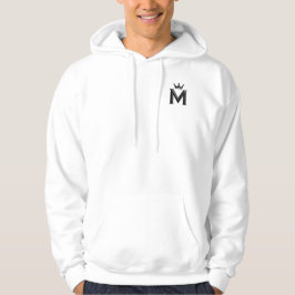 Vit & Guld Designkollektion Hoodie