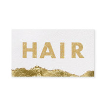 Vit Guld Hair Stylist Marknadsföring QR-kod