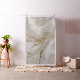 Vit Guld Marmor Portabel Fotograferingsbakgrund Tyg