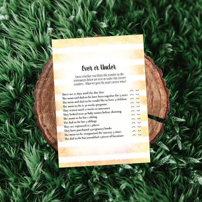 Vit Gult över under babykläder Inbjudningar (Skapare uppladdad)