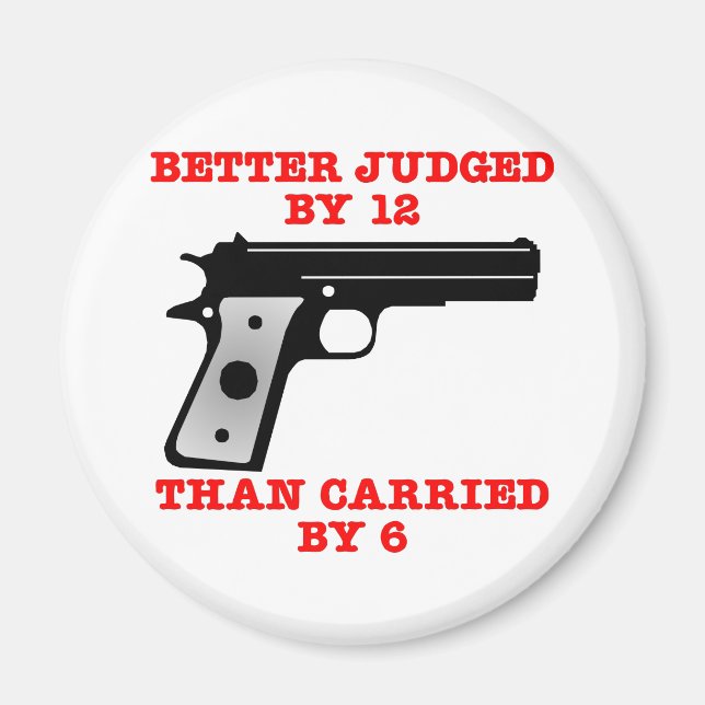 Vit Gun bättre testat med 12 Magnet (Framsidan)