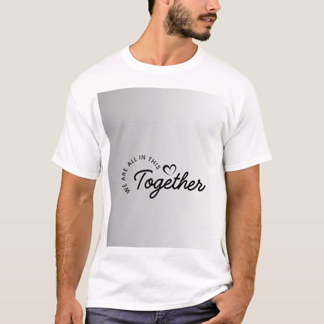 Vit halvärmad T-shirt (Framsida)