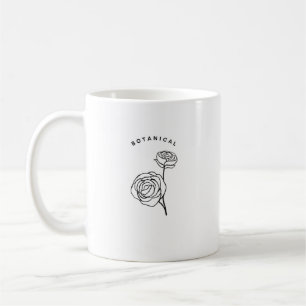 Vit handgjord mugg design Estetisk kaffekopp