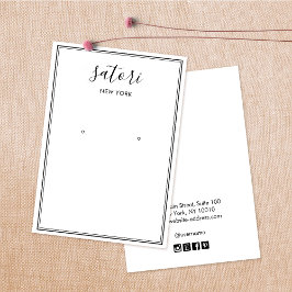 Vit handskriven Visning för Namnteckning Gräns-avl Visitkort