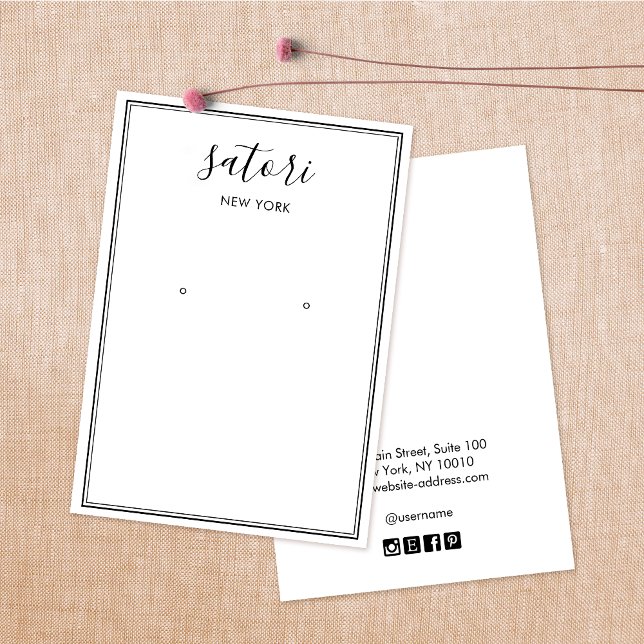 Vit handskriven Visning för Namnteckning Gräns-avl Visitkort (Skapare uppladdad)