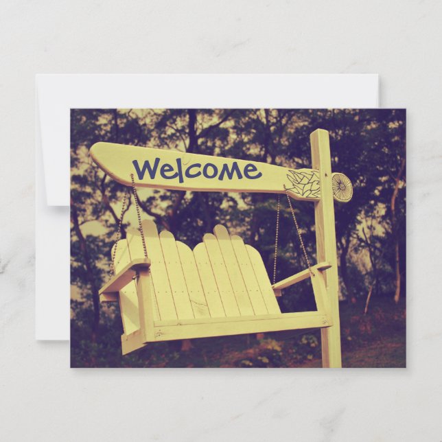 Vit hängstol (Framsida)