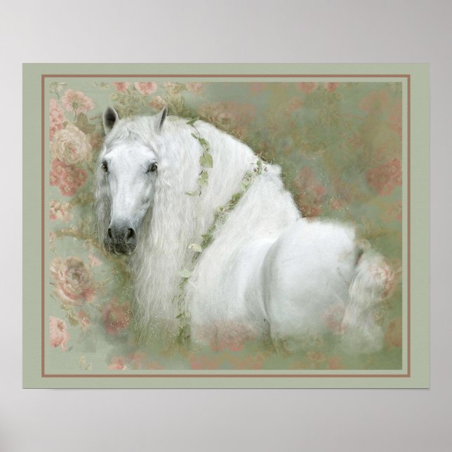 Vit häst - Affisch (Framsidan)