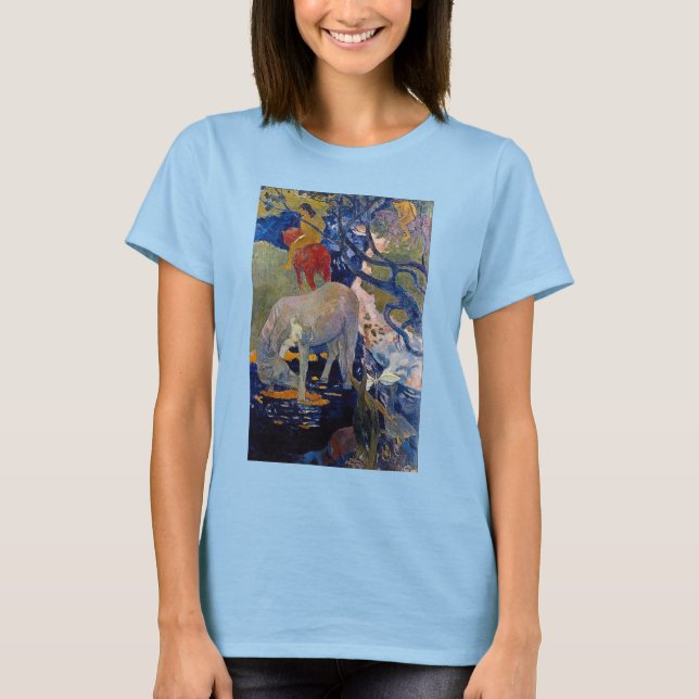 Vit häst av Paul Gauguin Tee Shirt (Framsida)